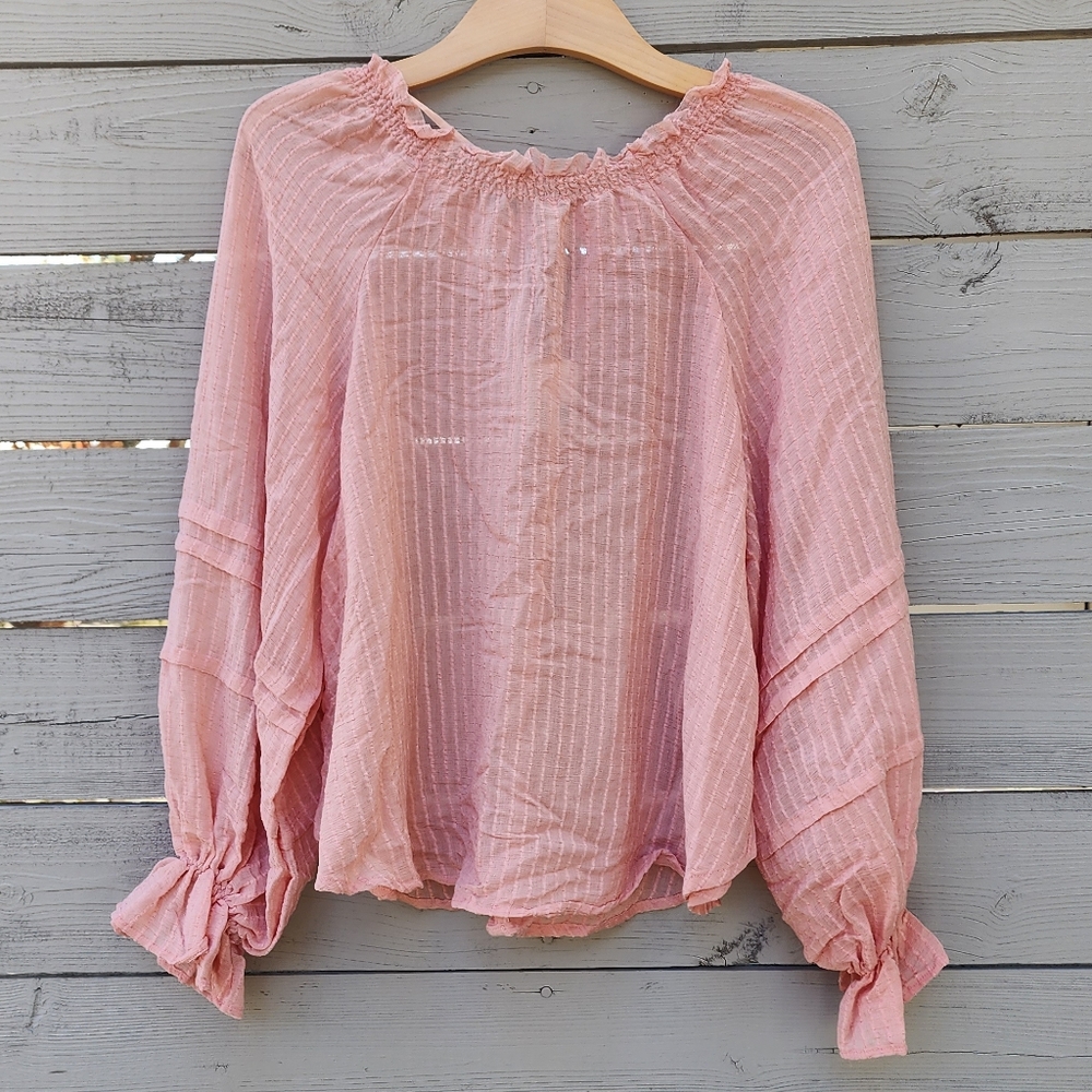 NWT Free People Out Of Town Top Strawberry Smoothie - Picture 11 of 12